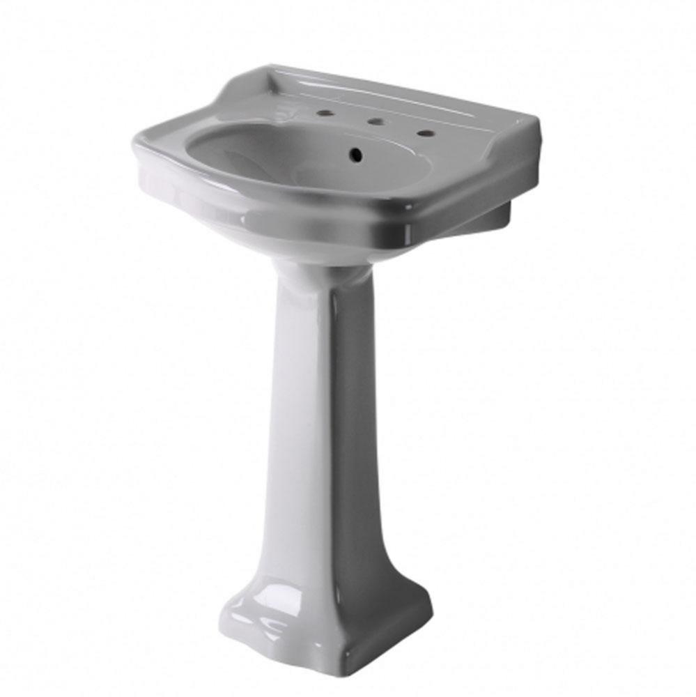 Palladio Vitreous China Pedestal Lavatory Sink 22 7/16'' x 18 3/8'' x 36
