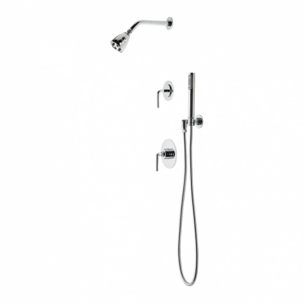 Flyte Pressure Balance Shower Package with 2 3/4'' Head, Handshower and Diverter Lever