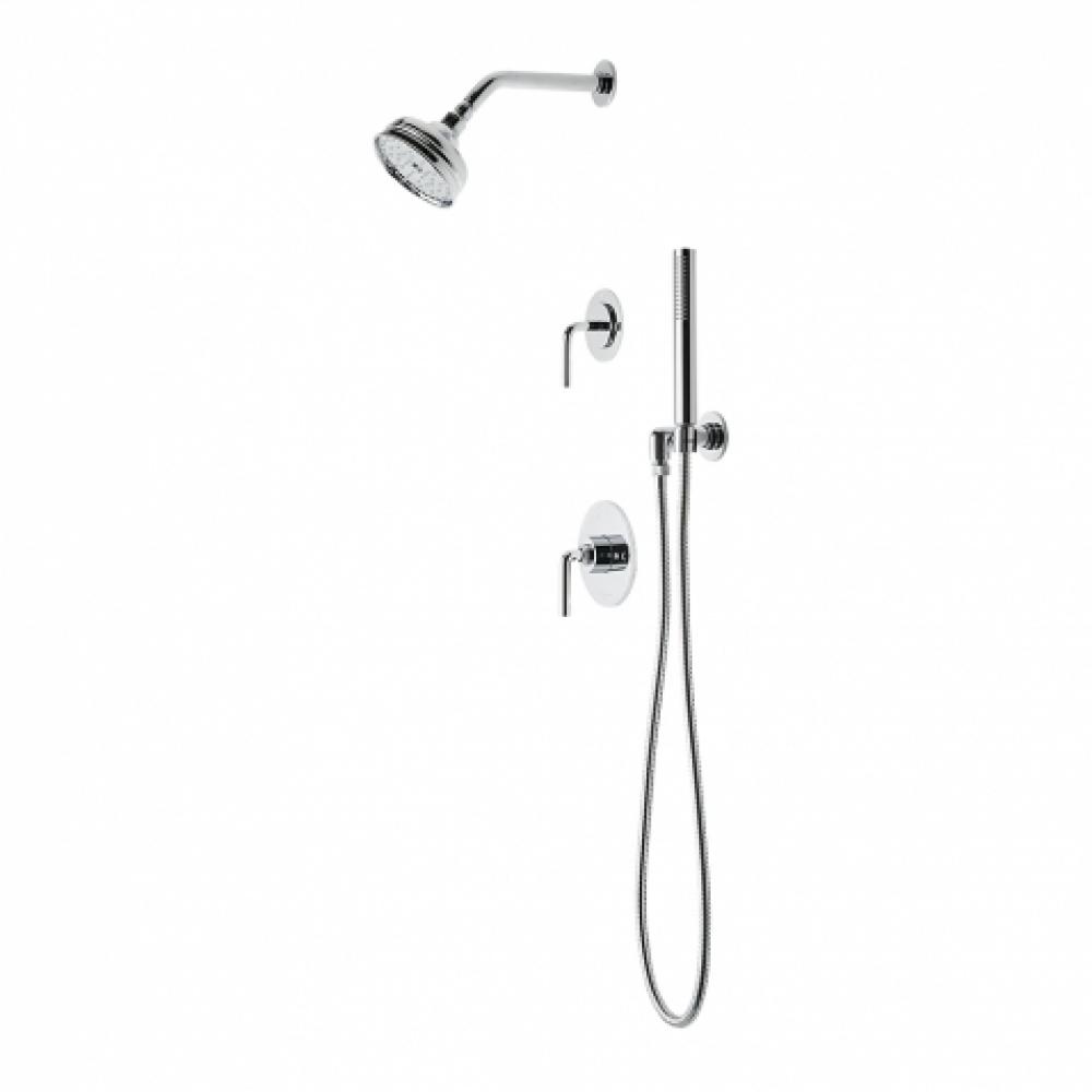 Flyte Pressure Balance Shower Package with 5'' Shower Rose, Handshower and Diverter