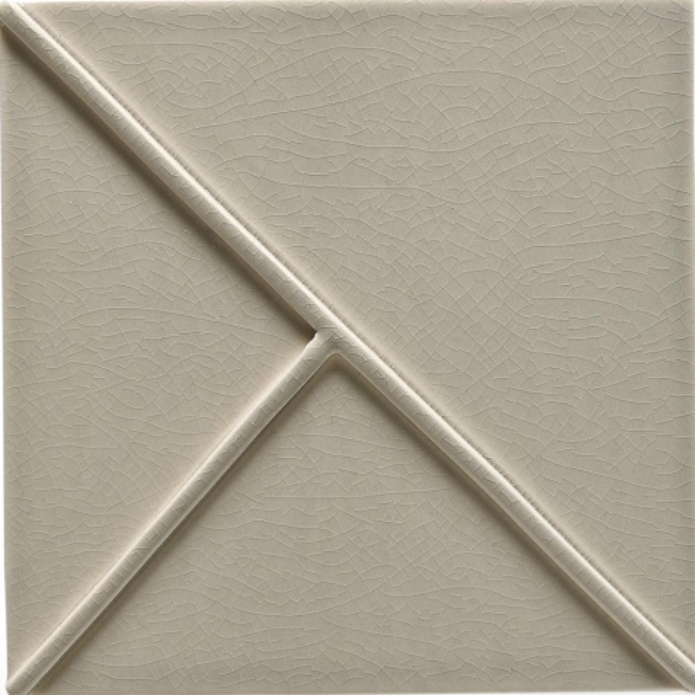 Architectonics Handmade Odyssey Decorative Field Tile Logic Relief 6'' x 6''