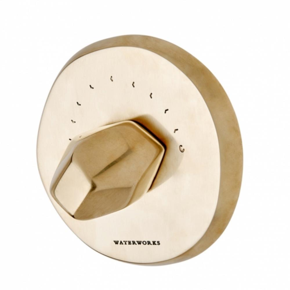 Isla Thermostatic Control Valve Trim with Metal Geode Handle in Chrome