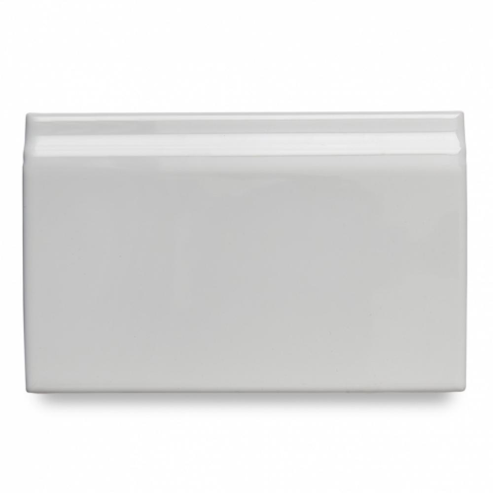 Campus Standard Base 3 3/4'' x 6'' in White Glossy Solid