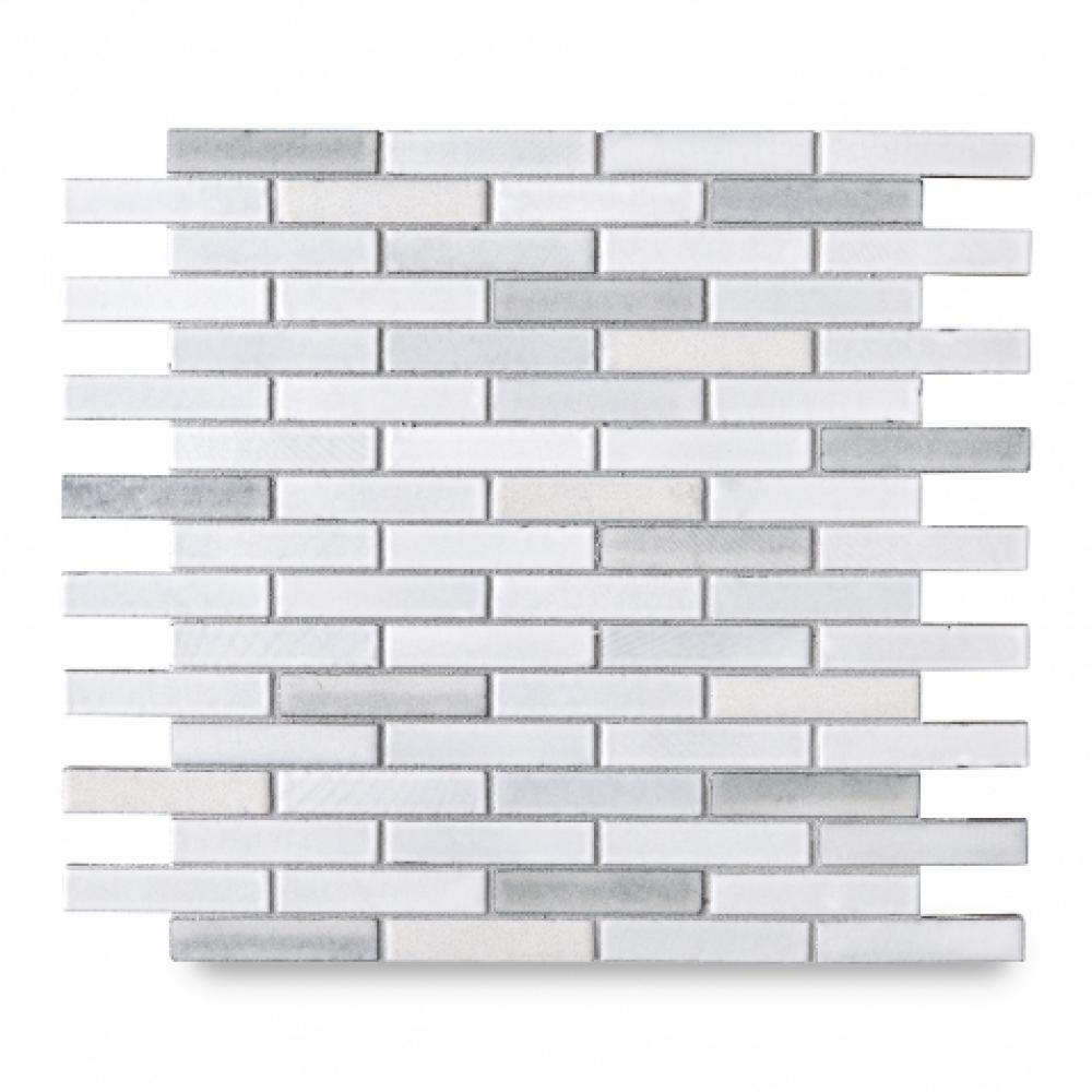 Magma Brick 1/2'' x 2 3/4'' Mosaic in Java Blend