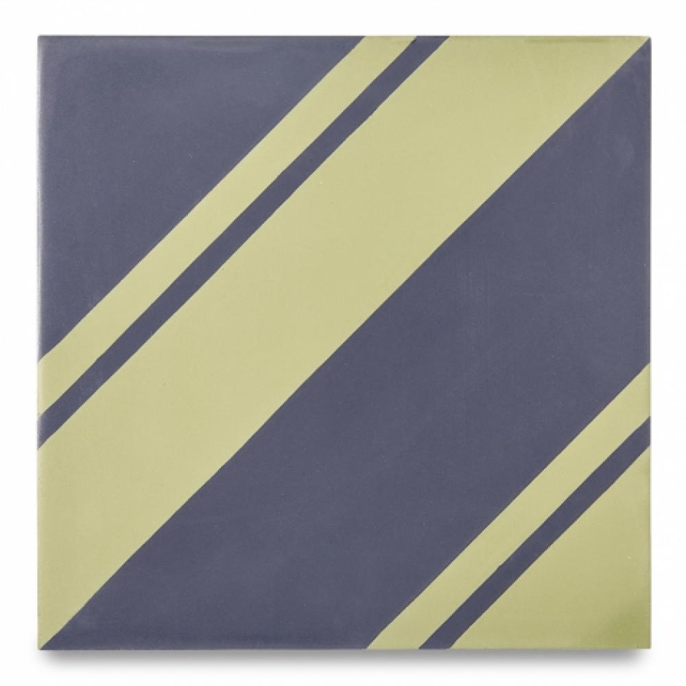 Promenade Decorative Field Tile Regimental 4'' x 4'' Matte