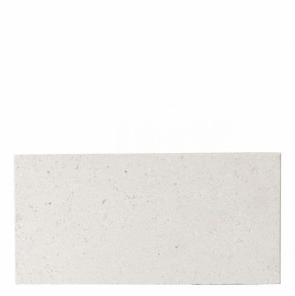 Studio Stone Field Tile 3 x 6 x 3/8'' in White Limestone Honed