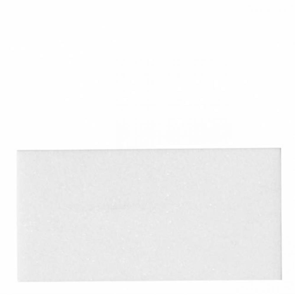 Studio Stone Field Tile 3 x 6 x 3/8'' in White Thassos Polished