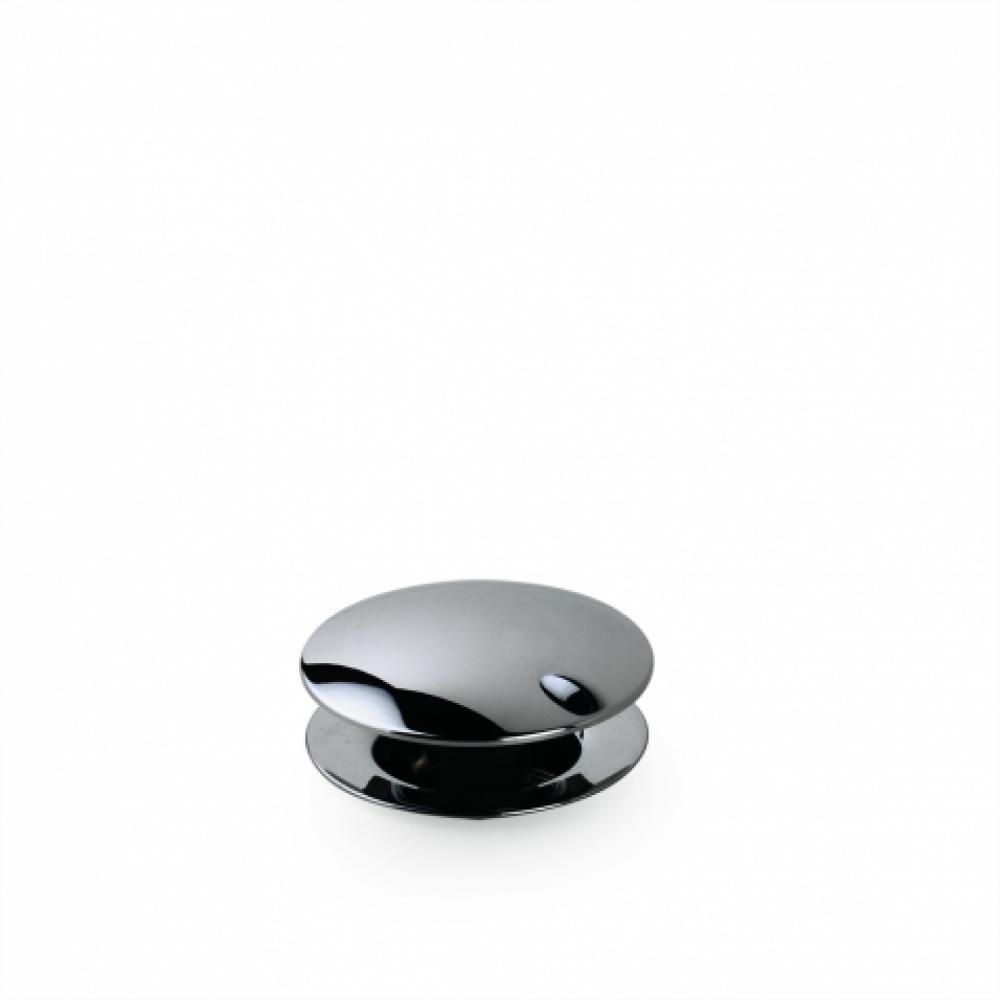 Universal Push-Touch Waste and Overflow Drain in Unlacquered