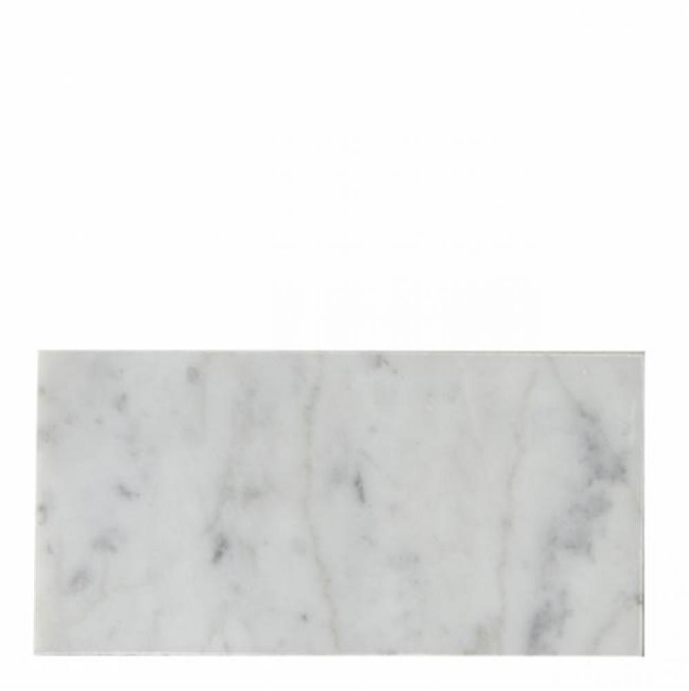 Studio Stone Field Tile 3 x 6 x 3/8'' in Gray Carrara Polished