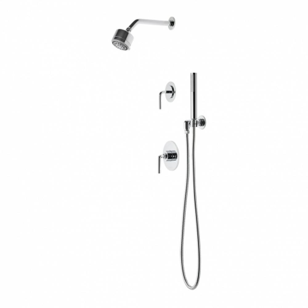 Flyte Pressure Balance Shower Package with 3 1/4'' Shower Head, Handshower and Diverter