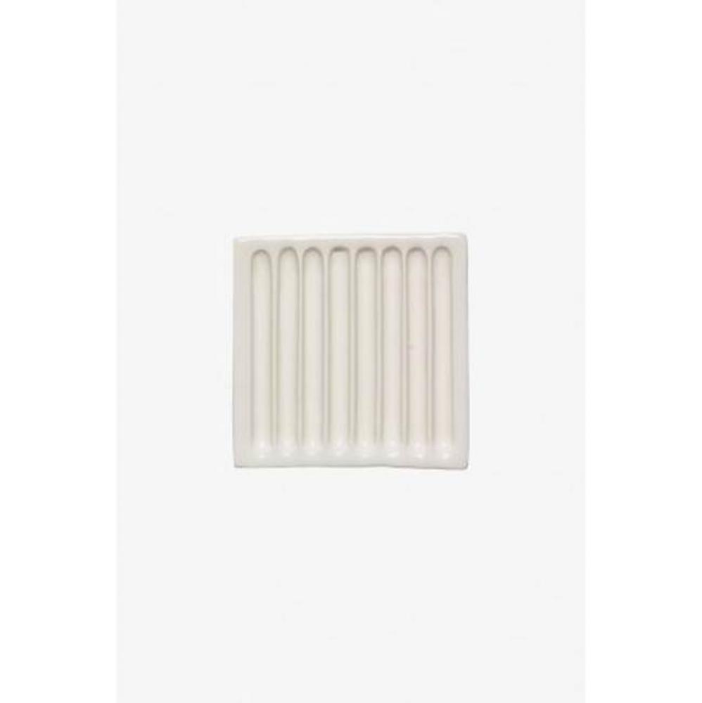 Archive Rope and Star Decorative Field Tile Flute 3'' x