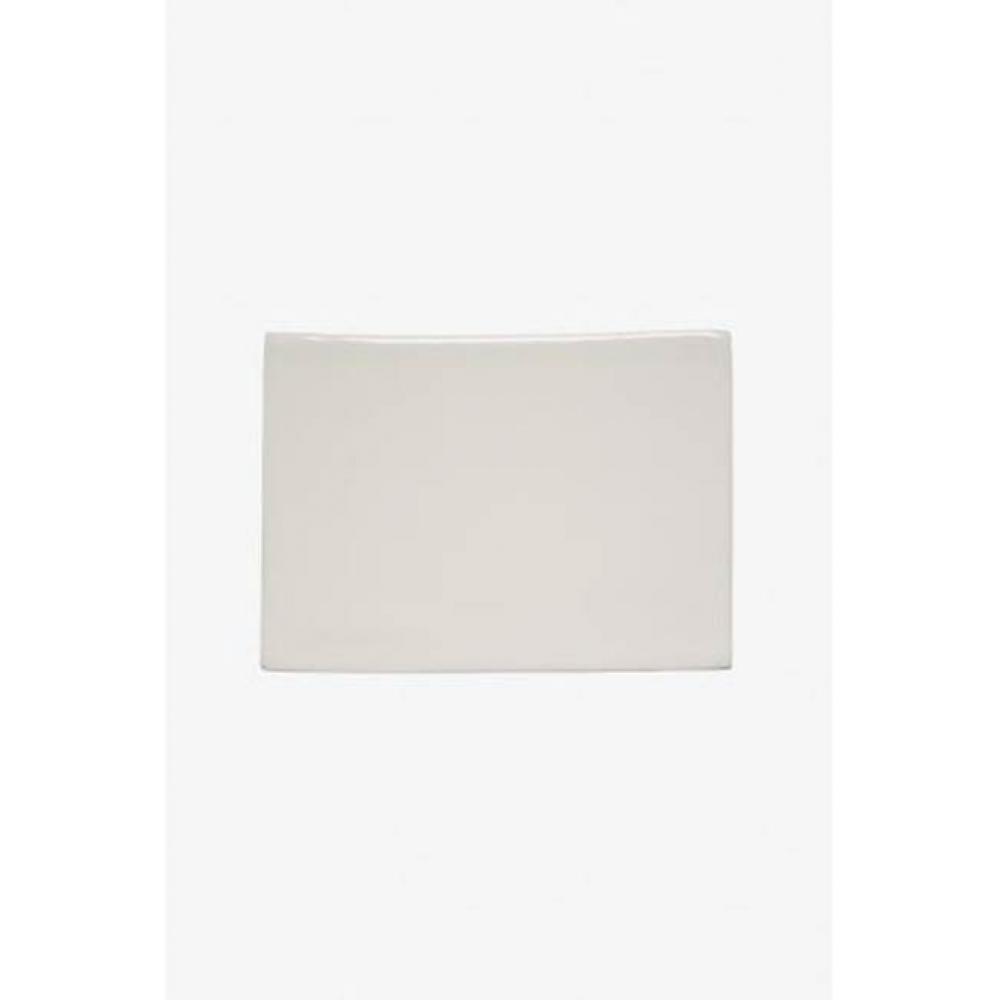 Archive Field Tile 4 1/4 x 6 Bullnose Single (Short) in White Glossy Solid