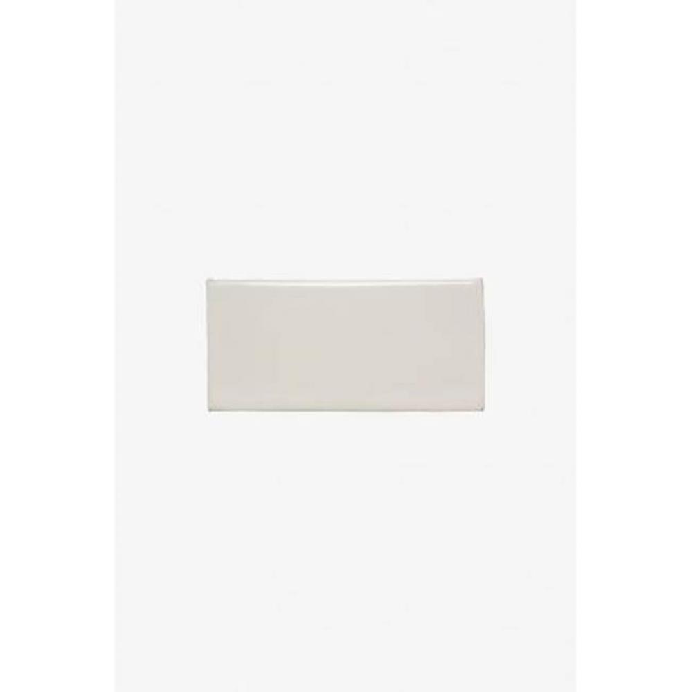Archive Field Tile 2 x 4 1/4 Bullnose Single (Short) in White Glossy Solid