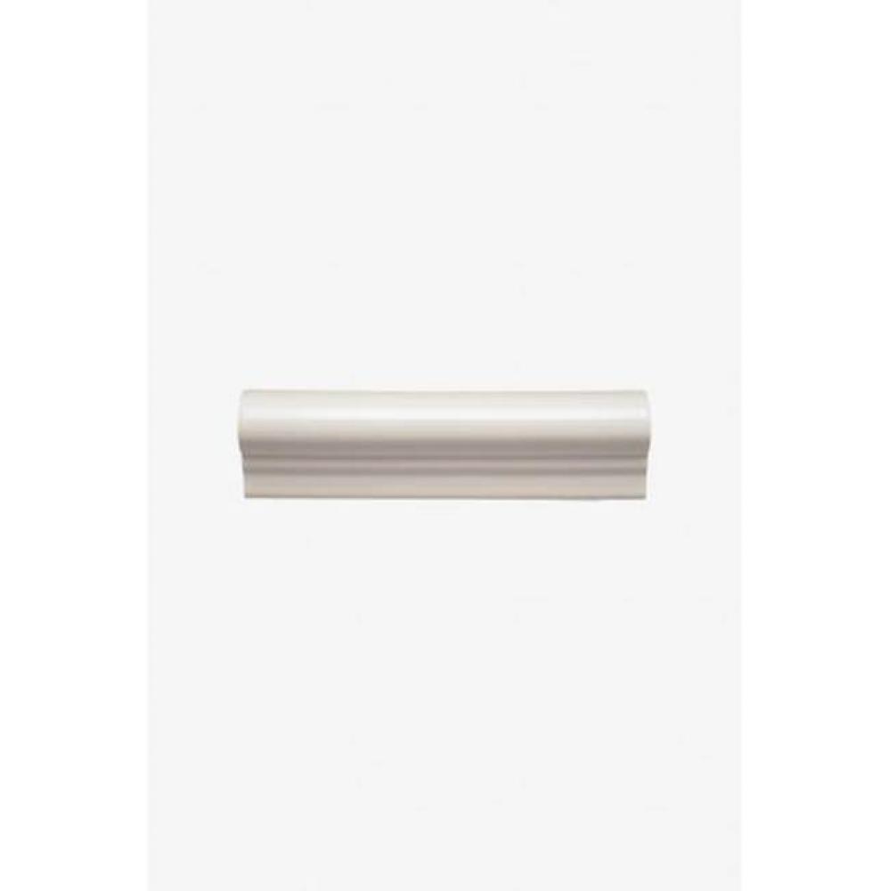 Archive Broadway C Rail 1 5/8 x 6 V-Cap in White Matte Solid