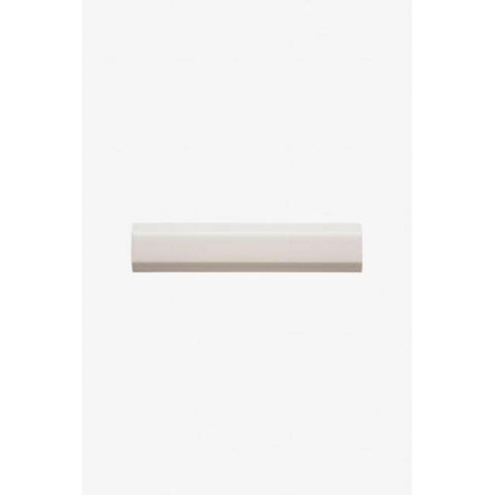 Archive Lexington Avenue Quarter Round Beveled 1 x 6 in White Glossy solid
