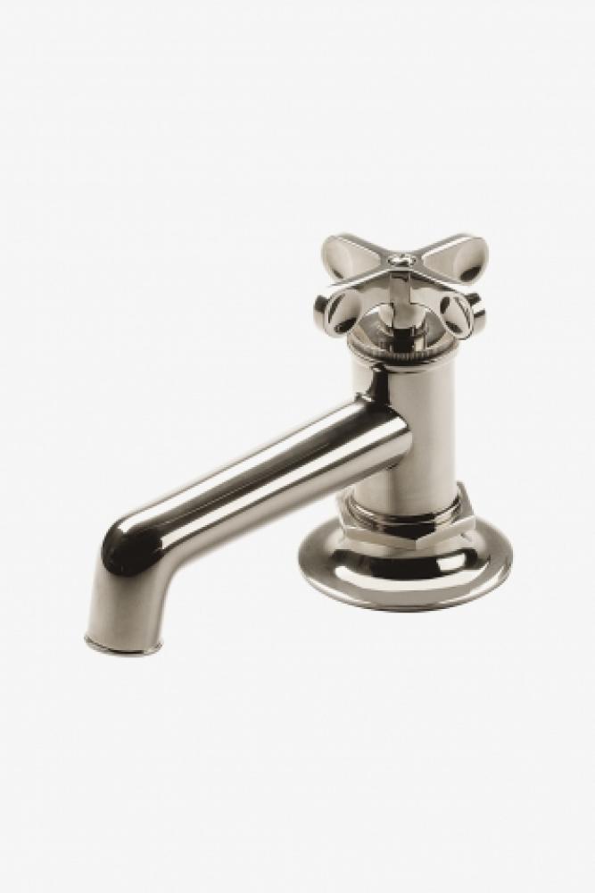Henry Low Profile One Hole Deck Mounted Lavatory Faucet with Metal Cross Handle in