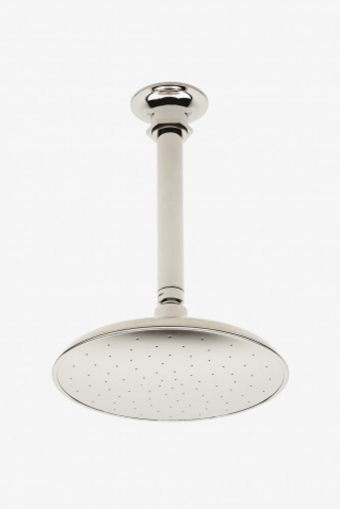 Henry 8'' Ceiling Mounted Shower Rose, Arm and Flange in