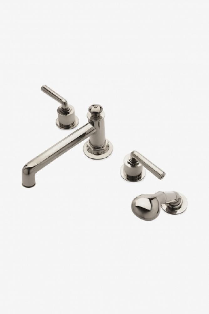 Henry Low Profile Concealed Tub Filler With Handshower and Metal Lever Handles in
