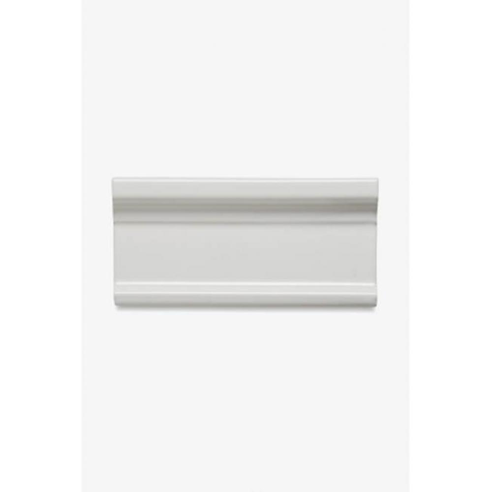 Claypaper Belmont Rail 3 x 6 in Cocoa Glossy Wash