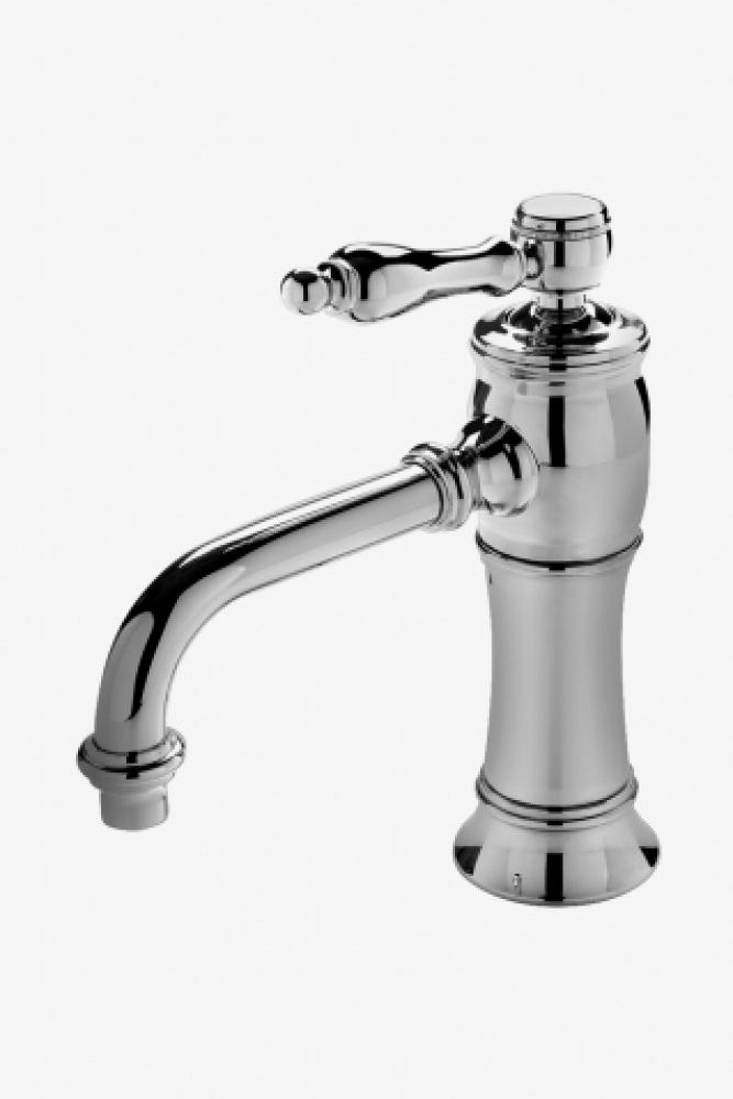 Julia High Profile One Hole Deck Mounted Lavatory Faucet with Metal Lever Handles in