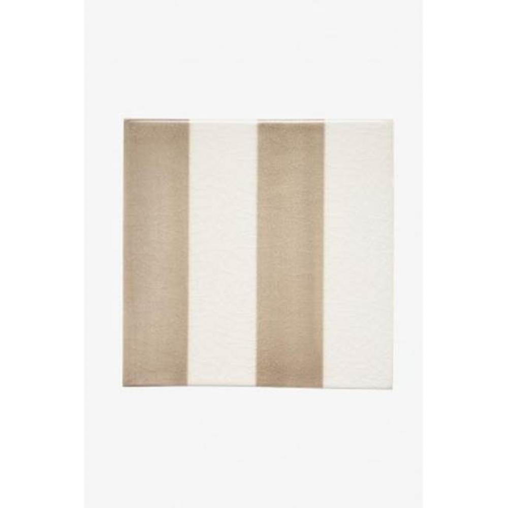 Architectonics Handmade Decorative Field Tile Marquis 6 x 6 in Muslin / Rue Glossy Crackle