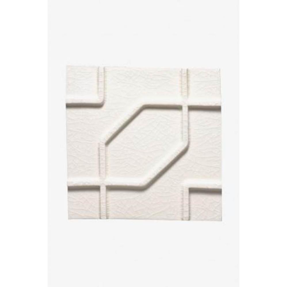 Architectonics Handmade Chinoiserie Decorative Field Tile Chinoiserie 4 1/4 x 4 1/4 in Shagreen Da