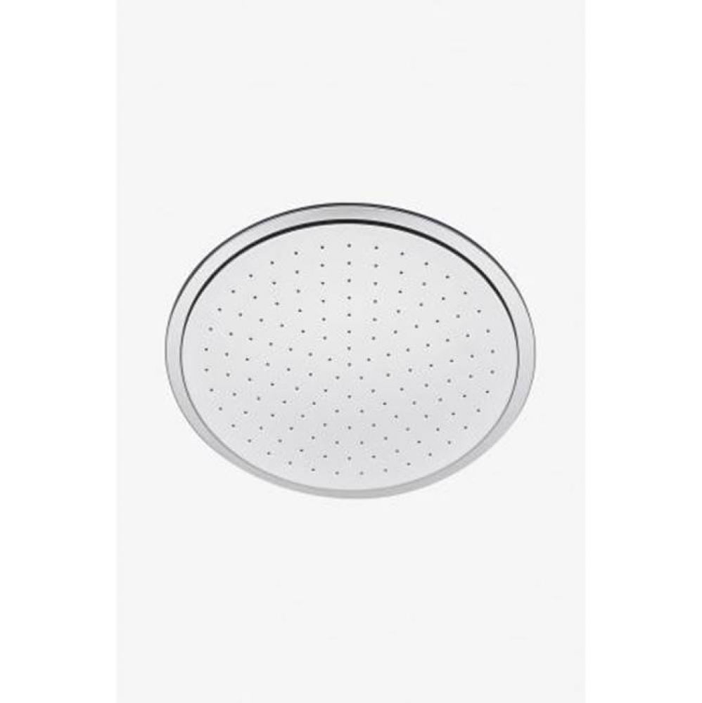 Universal Recessed Ceiling Mounted 9 3/4 Shower Rose in Unlacquered Brass, 1.75gpm