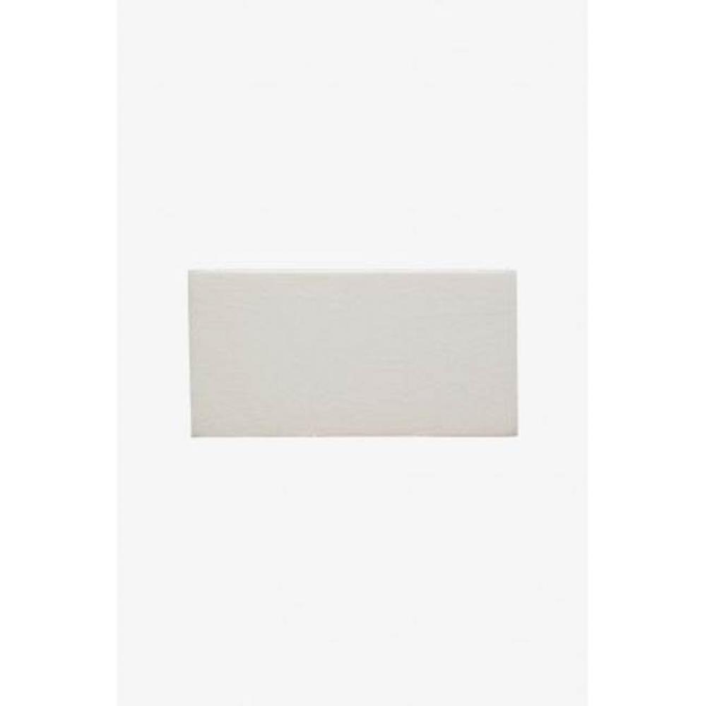 Architectonics Handmade Field Tile 2 x 4 Bullnose Single (Short) in Matte White Matte Solid