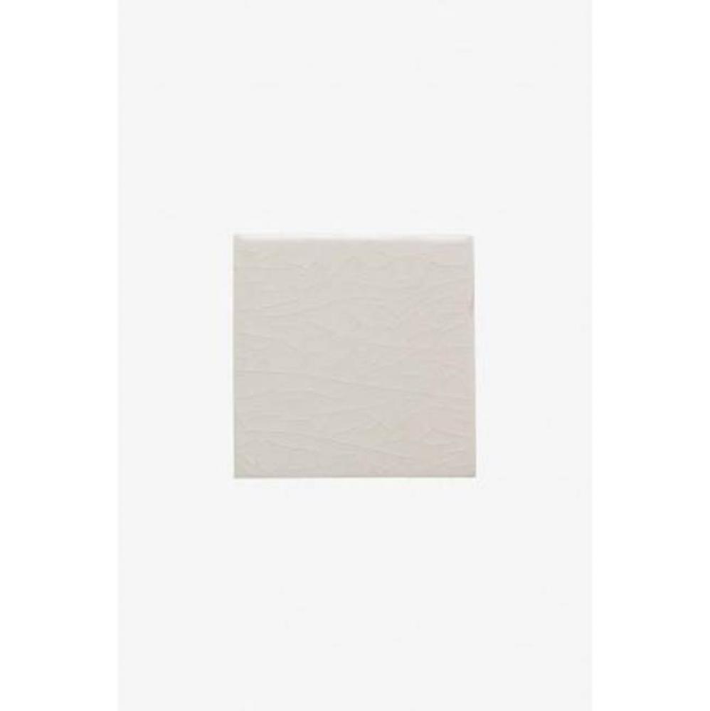 Architectonics Handmade Field Tile 2 x 2 Bullnose Single in Whitecap  Glossy Solid