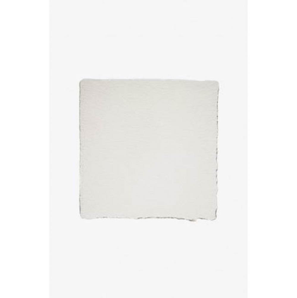 Architectonics Handmade Field Tile 6 x 6 Deckle Bullnose Single in Graycloth Glossy Solid