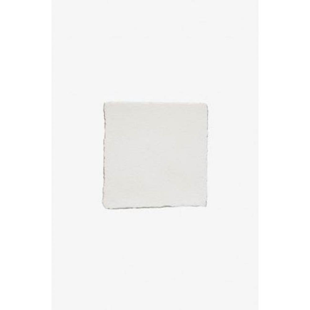 Architectonics Handmade Field Tile 4 1/4 x 4 1/4 Deckle Bullnose Single in Sprite Glossy Solid