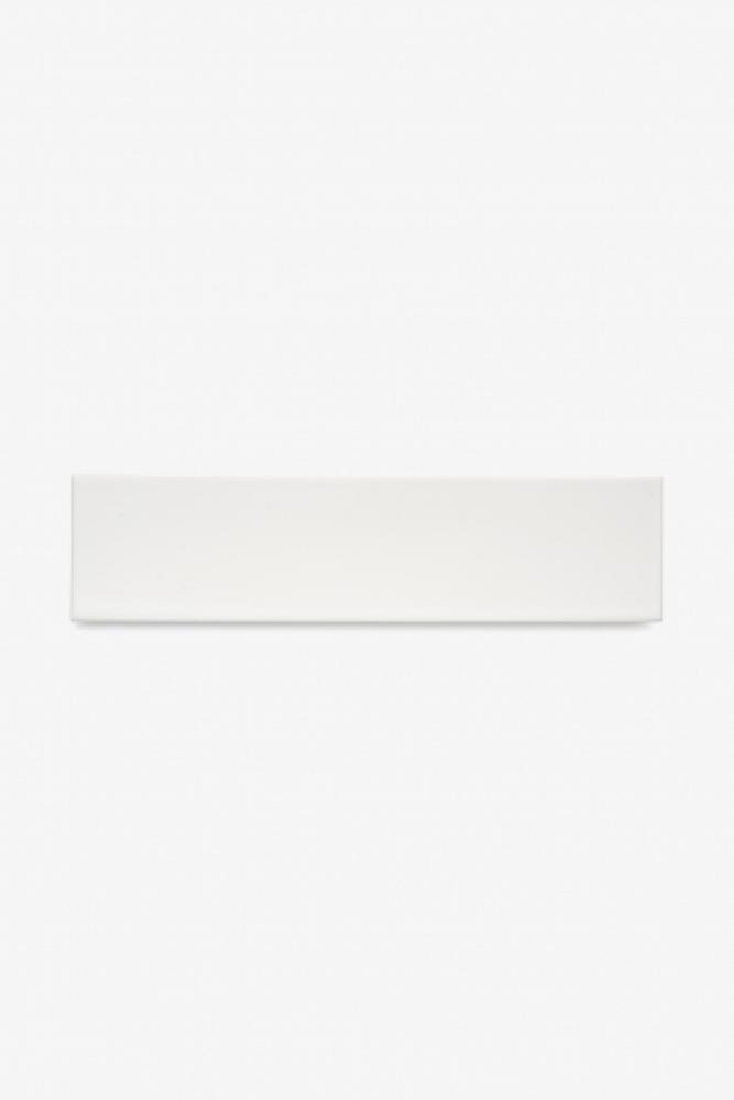 Claypaper Handmade Field Tile 3 x 12 Bullnose Single (Long) in Cocoa Glossy Wash