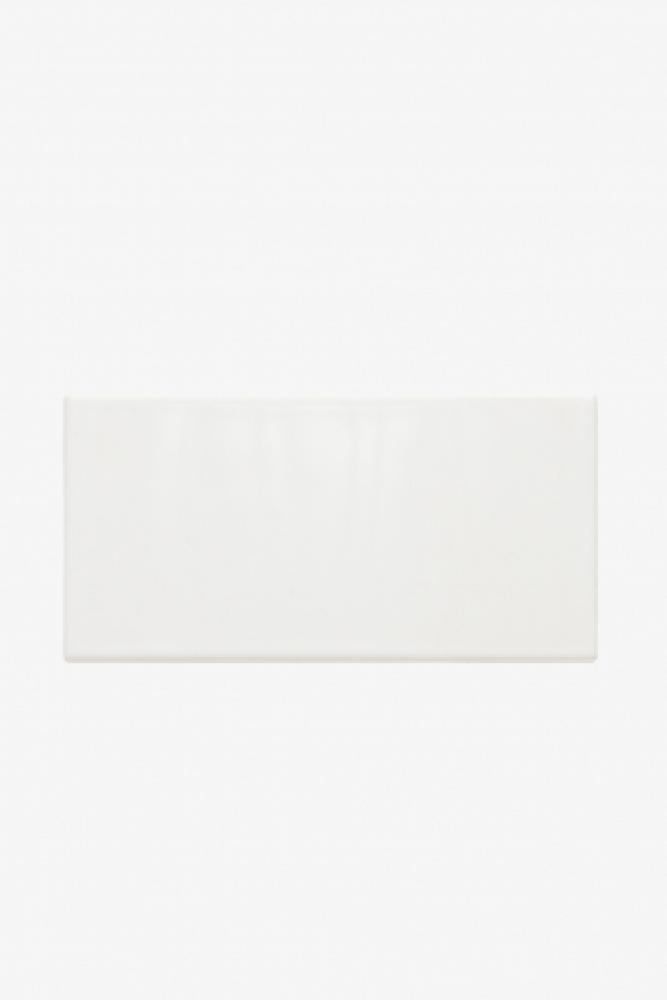 Claypaper Handmade Field Tile 3 x 6 Bullnose Single (Short) in Cocoa Glossy Wash