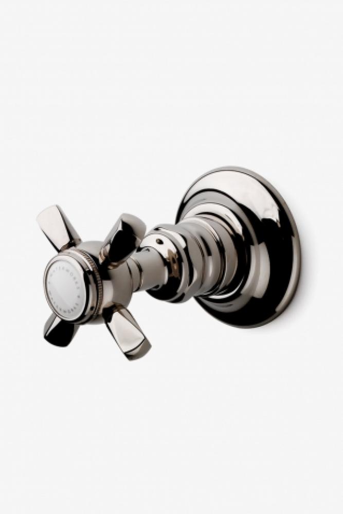 Astoria Volume Control Valve Trim with Metal Hexagonal Cross Handle in