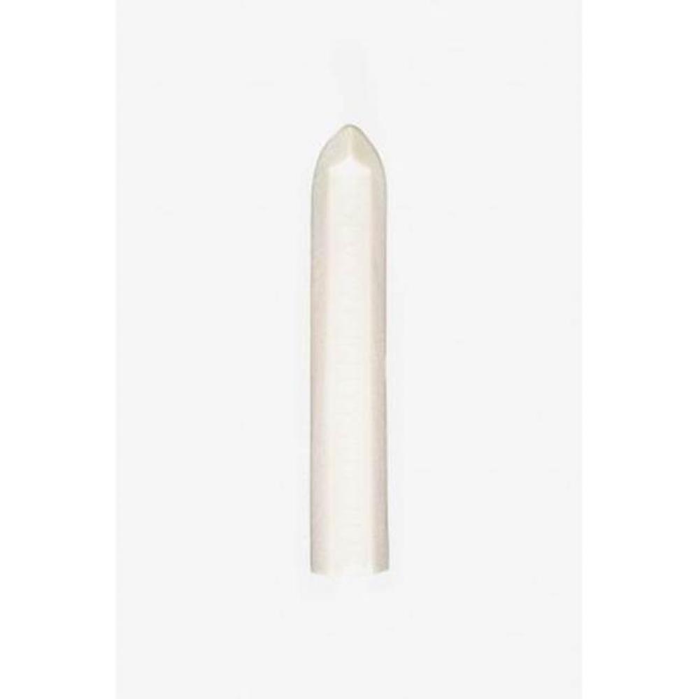 Architectonics Handmade Long Inside Beak 1 x 6 3/8 in Matte White Matte Solid