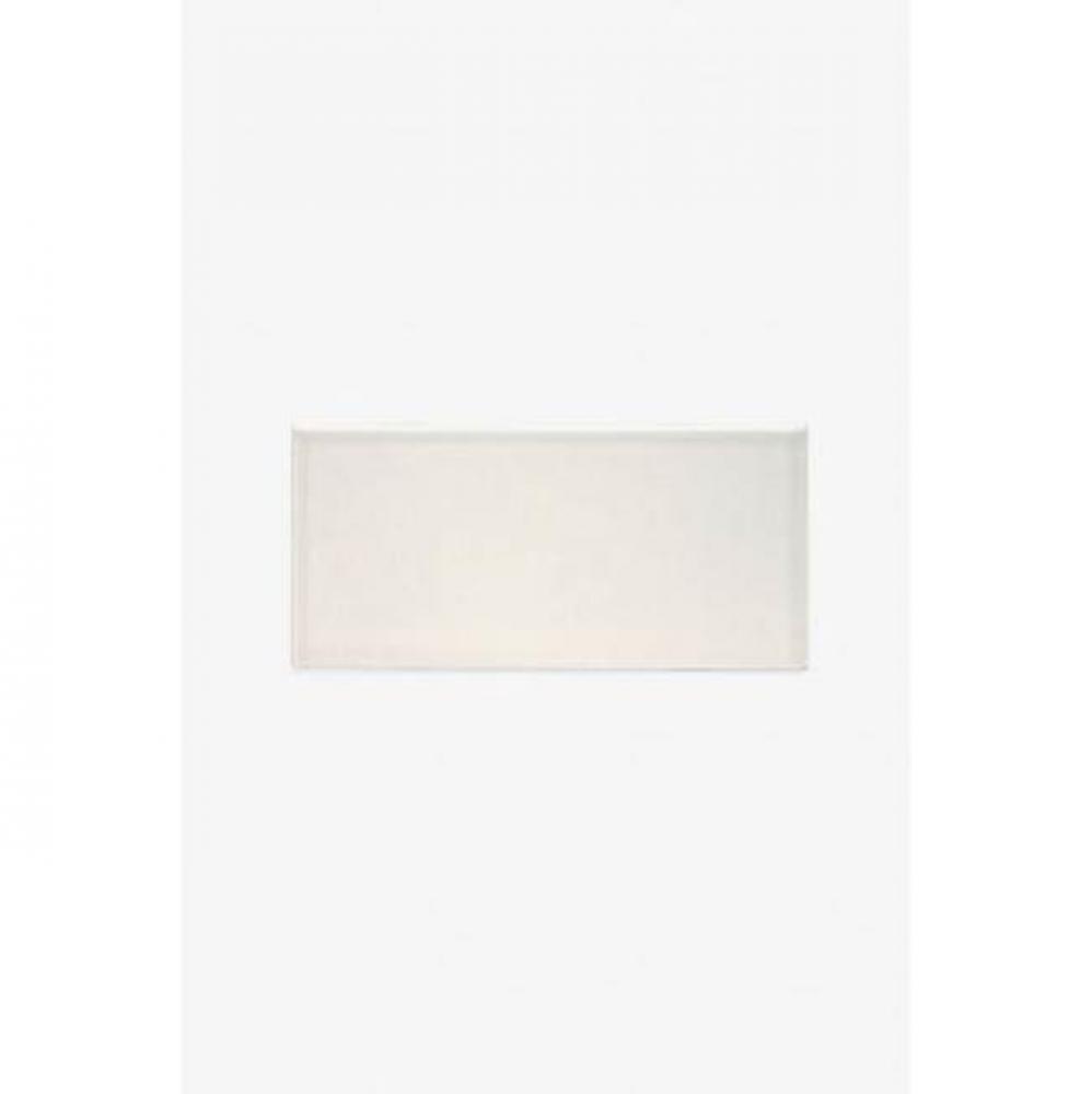 Architectonics Dust-Pressed Field Tile 3 x 6 Bullnose Single Short in Blackout Matte Solid