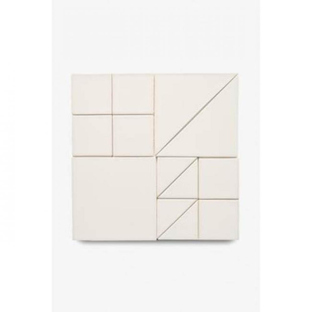 Architectonics Handmade Decorative Field Tile Unlimited Quads in Bronze Glossy Metallic