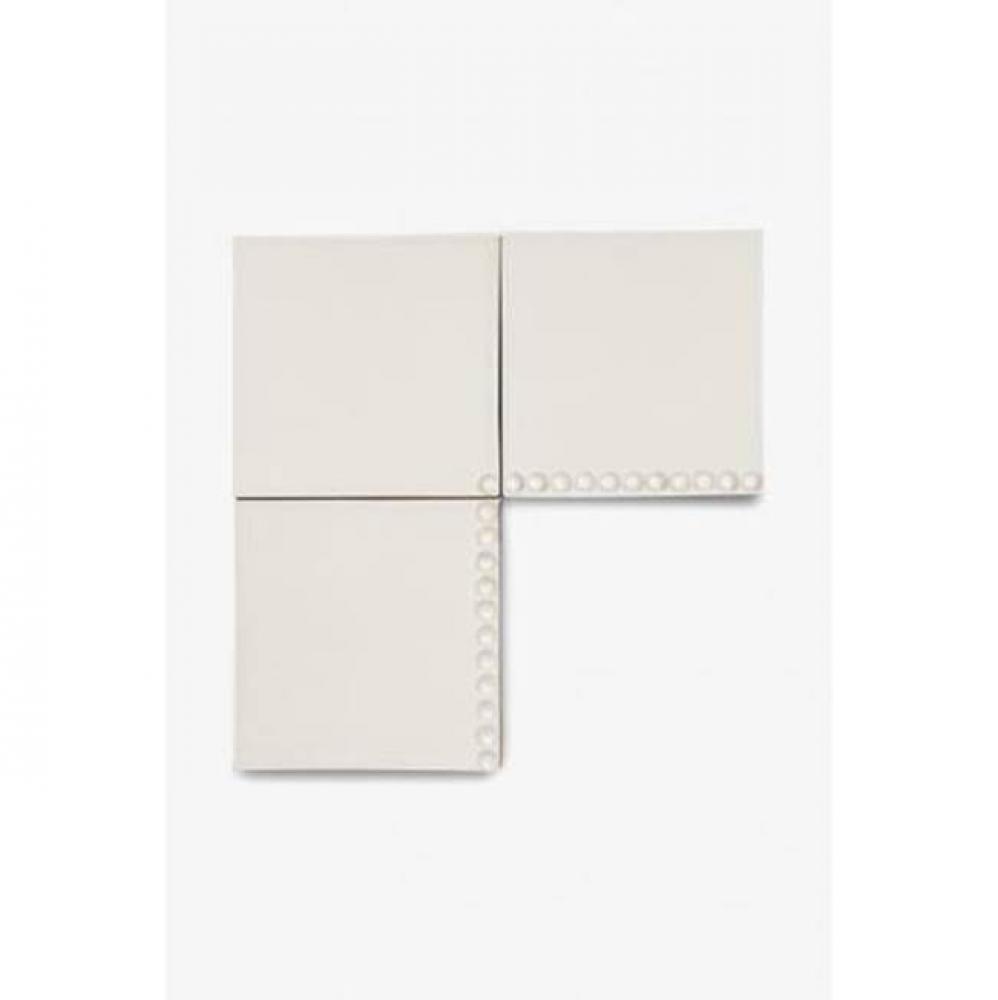 Architectonics Handmade Boss Decorative Field Tile Frame Grande 6 x 6 in Bronze Glossy Metallic