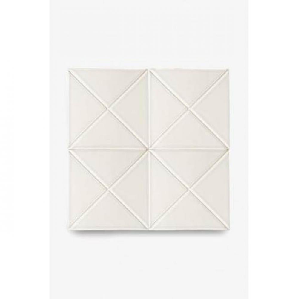 Architectonics Handmade Odyssey Decorative Field Tile Boundary Relief 6 x 6 in Shagreen Light  Glo