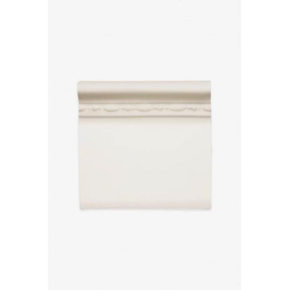 Architectonics Handmade Classic Revival Bead and Barrel Base Outcorner in Green Veil Glossy Crackl