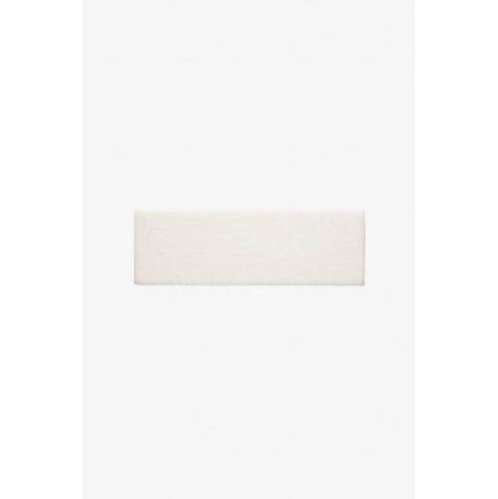Architectonics Handmade Field Tile 2 x 6 Bullnose Single (Long) in Whitecap Glossy Solid