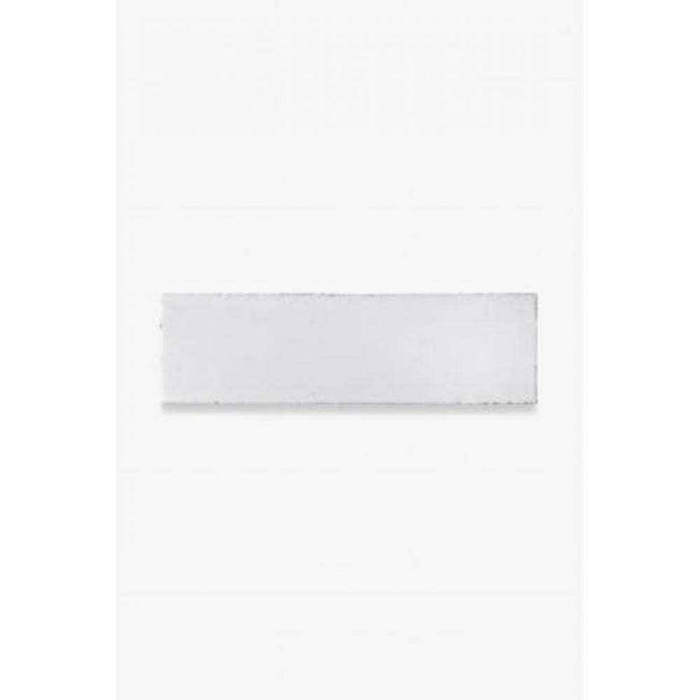 Bradbury Field Tile 2 3/8 x 8 1/4 Single (Short) Edge Glazed in Magnetite Glossy Solid