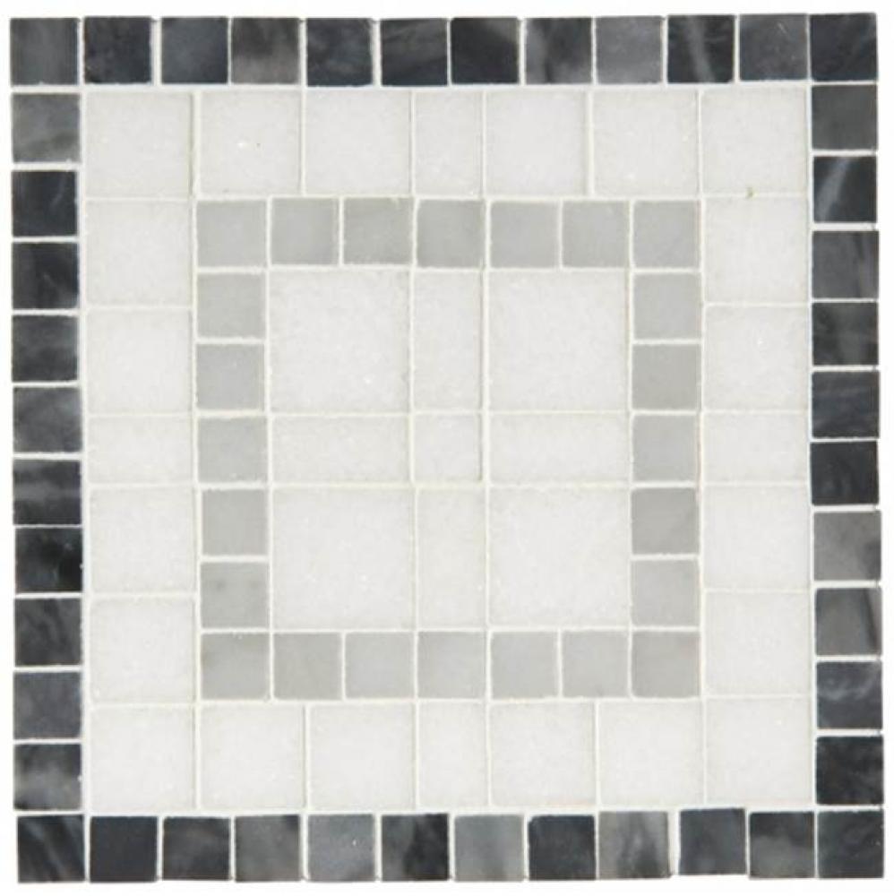 Signet Chinois Block Corner 4 7/8'' x 4 7/8'' in Stone Group 1, 2, 3, and