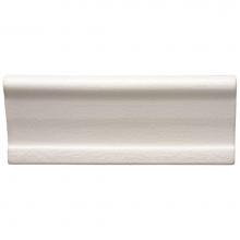 Waterworks 02-09620-56751 - Architectonics Handmade Instock Universal Empire Rail 2 3/8 x 6 in Icewater Glossy Crackle (East C