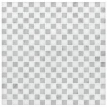 Waterworks 03-33163-28794 - Signet 1.5cm Checked Mosaic in Stone Group