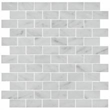 Waterworks 03-98183-01737 - Signet 2.5cm x 5cm Staggered Mosaic in Stone Group