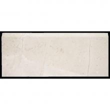 Waterworks 03-01222-24444 - Keystone Standard Base 5 x 12 in Vanilla Cream Polished