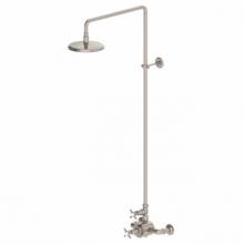 Waterworks 05-53201-86468 - Easton Classic Two Cross Handle Exposed Thermostatic System with 8'' Shower Rose in