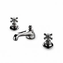 Waterworks 07-37310-30369 - Astoria Low Profile Three Hole Deck Mounted Lavatory Faucet with Metal Cross Handles in