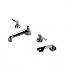 Waterworks 09-47859-32005 - Astoria Low Profile Concealed Tub Filler With Handshower and Metal Lever Handles in