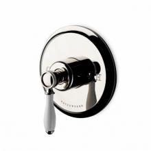 Waterworks 05-40259-64891 - Easton Classic Pressure Balance Control Valve Trim with White Porcelain Lever Handle in